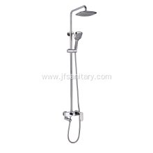 Modern Exposed Pipe Shower System